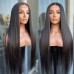 Straight 2x6 Lace Closure Wig Middle Part HD Transparent Lace Closure Affordable Price Human Hair Wigs